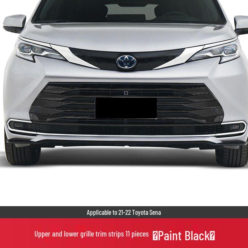 Toyota Sienna 23-24 Front Grille Trim Strips - Decorative Exterior Modification Parts