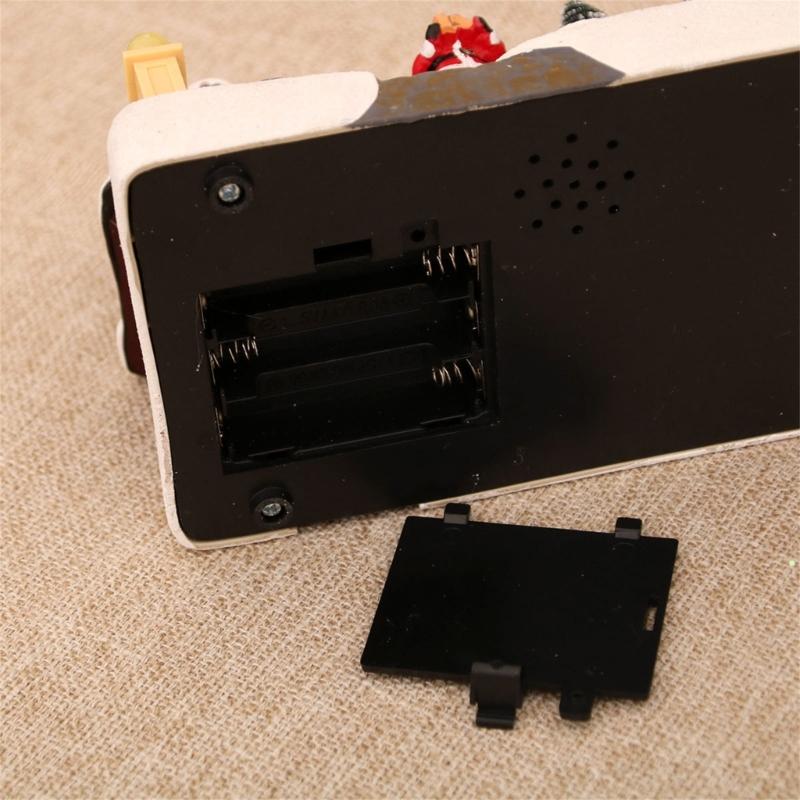 Rotating Holiday Music Boxes Featurings Warm LED Light And Resins Construction For Family Gatherings