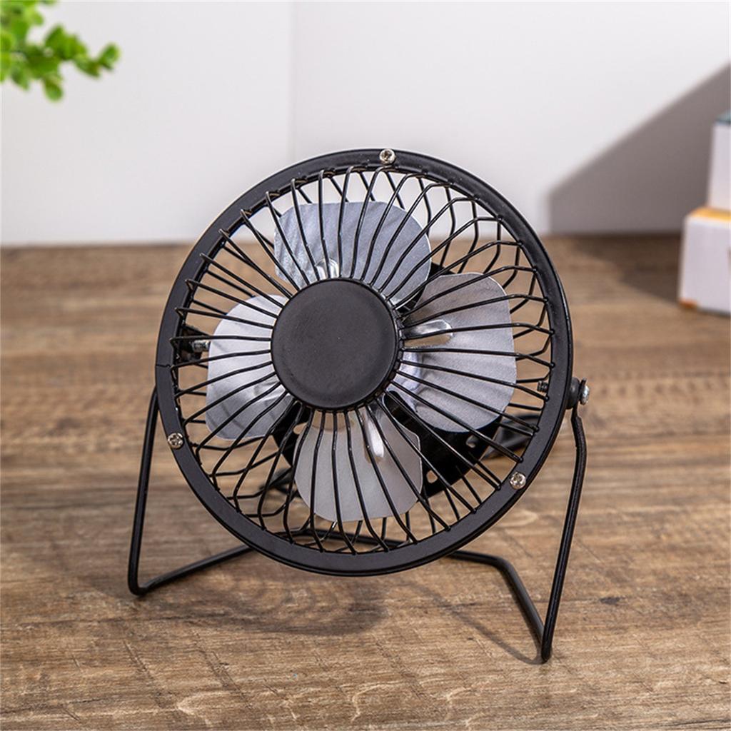 4inch Portable C Ooling Desk  Cooler USB Rechargeable Office Metal Fan
