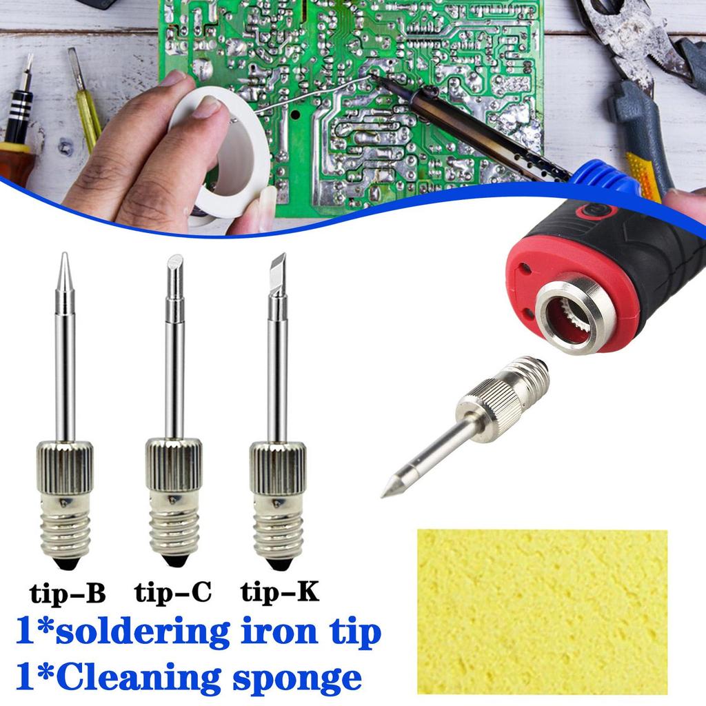 Welding Soldering Tips USB Soldering Iron Head Replacements Interface K Soldering For E10 Threa L8G8