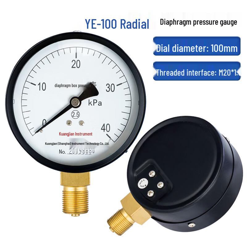 CONJANT YE-100 Diaphragm Pressure Gauge (CN Version)