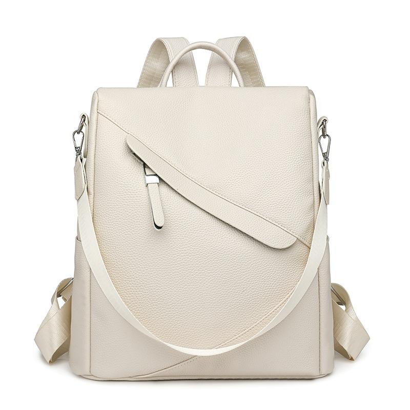 Rucsac Femei Nou Cusături Modă Navetă Timp Liber Diagonală Versatil Capacitate Mare Antifurt Rucsac de Călătorie