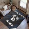 Brooklyn Nets Print Customize Your Name Carpet Suitable for Dormitory Bedrooms Hallway Decorate Room Anti-slip Rug Decorate Offices