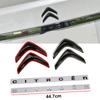 Heckklappen-Emblem Buchstaben Autoaufkleber für Xsara C3 Picasso Elysee Berlingo XR C4 Sega Aircross C5 Logo Emblem Zubehör