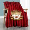 Liverpool Personalized Name Blanket Gift Customizable Blanket Warmthful Decor Great for Office Chair Seaside Couch Livingroom for All Occasions