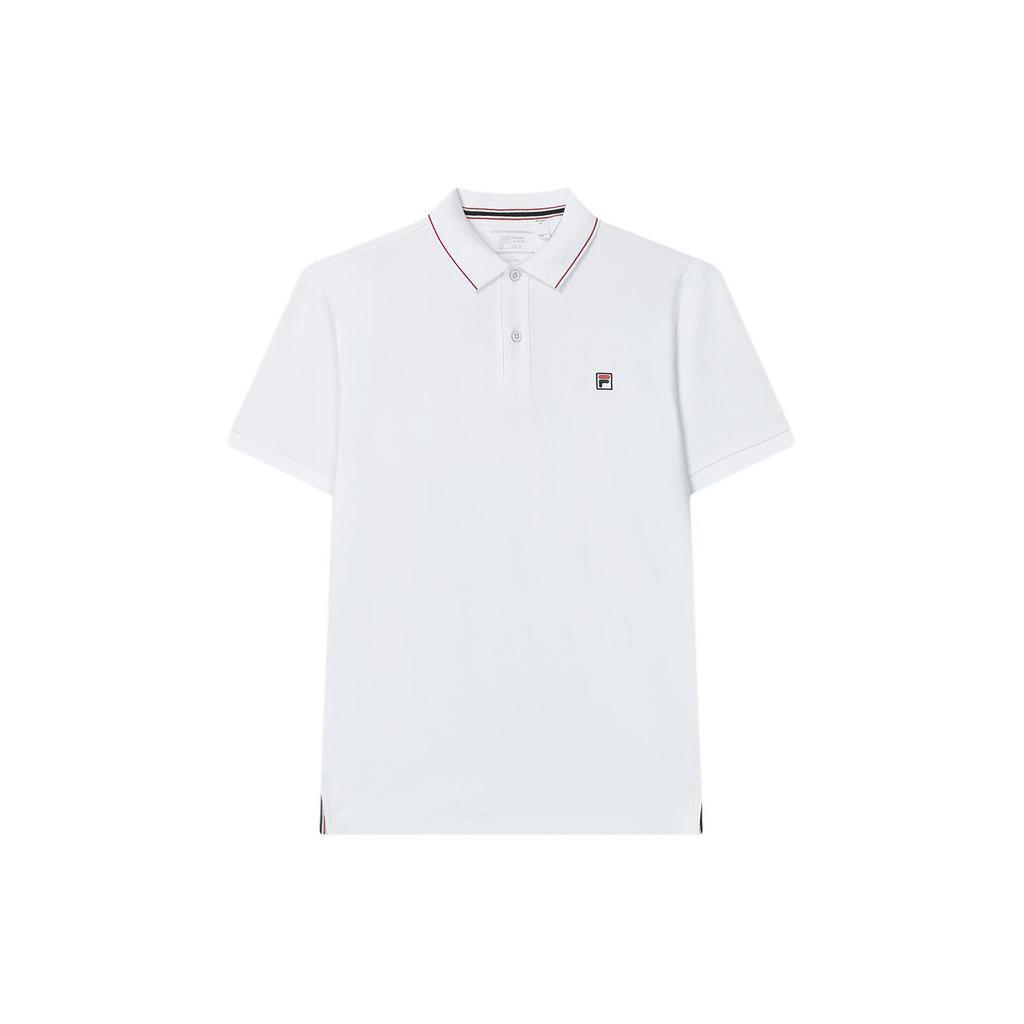 New FILA Polo Shirt Men's Standard White F11M411102F-WT