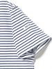 LIFE STORE by BEAMS TEE ORCIVAL Striped Crew Neck BMING S/S T-Shirt, Women's, White/Blue