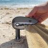 Windproof Beach Towel Clip Shark-shaped Laundry Clamp Outdoor Towel Holders  For Outdoor Beach