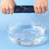 Men Boxer Underwear Elastic Mid-Waist Design Tight Cut Shorts Briefs Lines Print U-Convex Panties