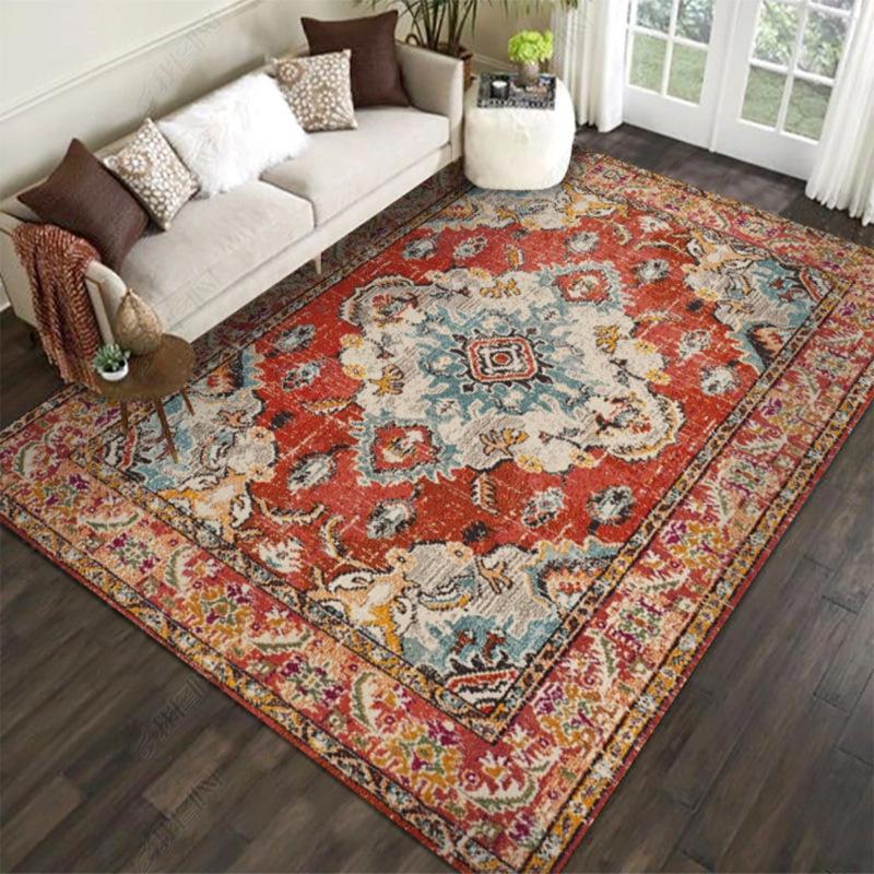 Nordic Ethnic Style Carpet Wholesale Bedroom Sofa Tea Table Tatami Bohemian Home Living Room Carpet Floor Mat