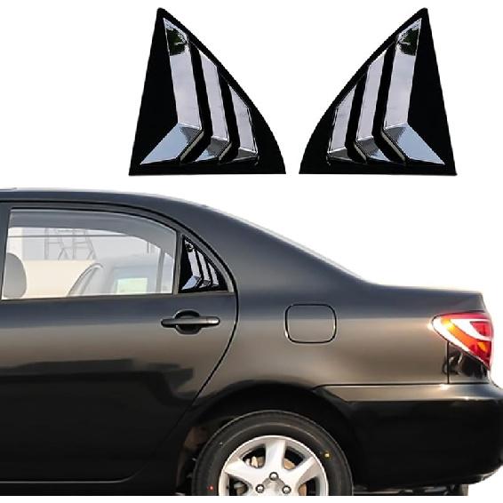 для Toyota Corolla Altis/EX 2009 2010 2011 2012 2013 Жалюзи на окна Жалюзи на задние боковые окна Воздухозаборник Козырьки Крышка Жалюзи Отделка Экстерьер For Corolla Altis 2009-20