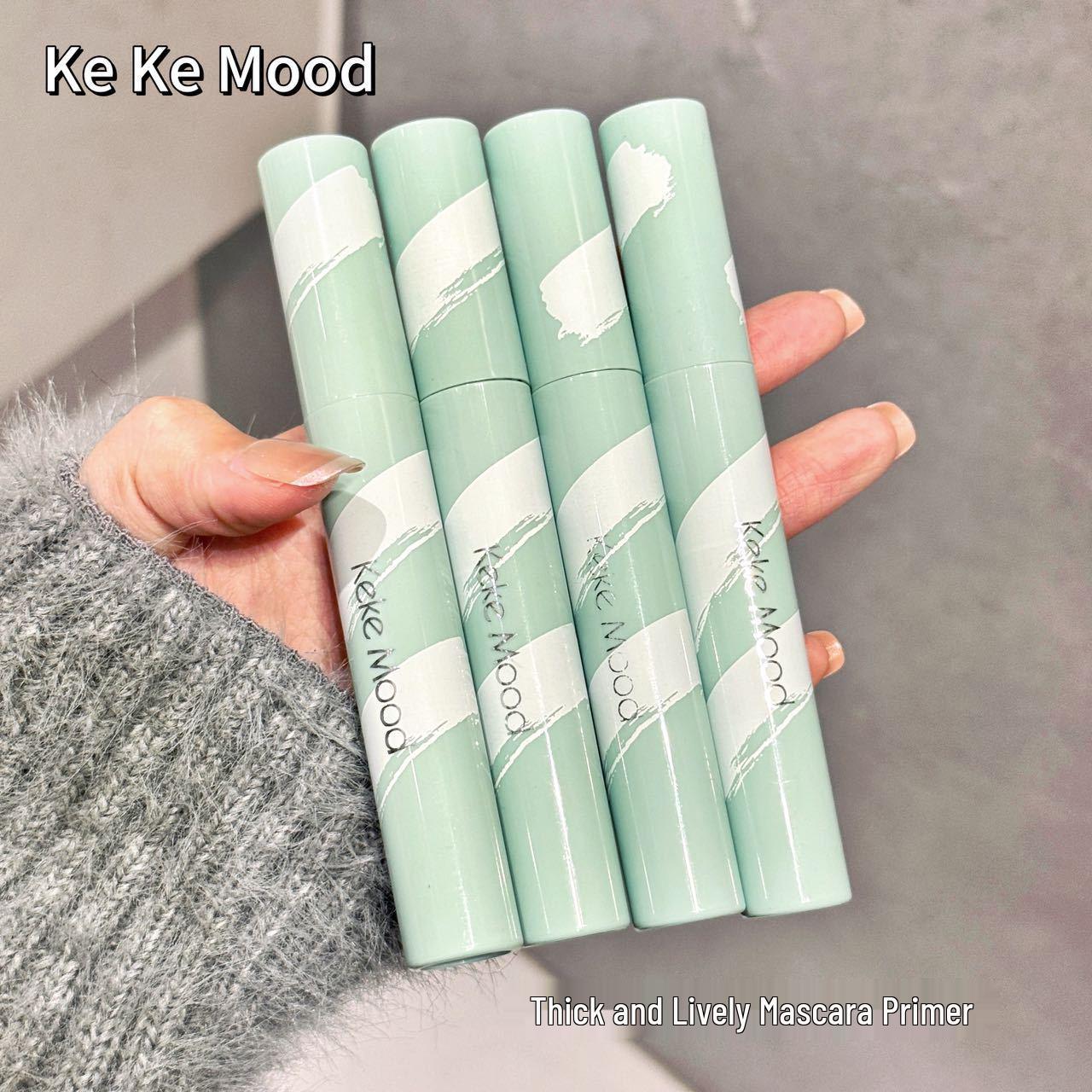 Водостойкая тушь-праймер Kekemood - Густая, Живая, Удлиняющая и Подкручивающая, Не размазывающаяся, для Студентов