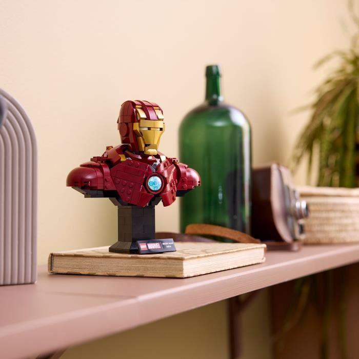 LEGO Marvel 76327 Buste d’Iron Man MK4 - Set De Construction Pour Adulte - Idée Cadeau