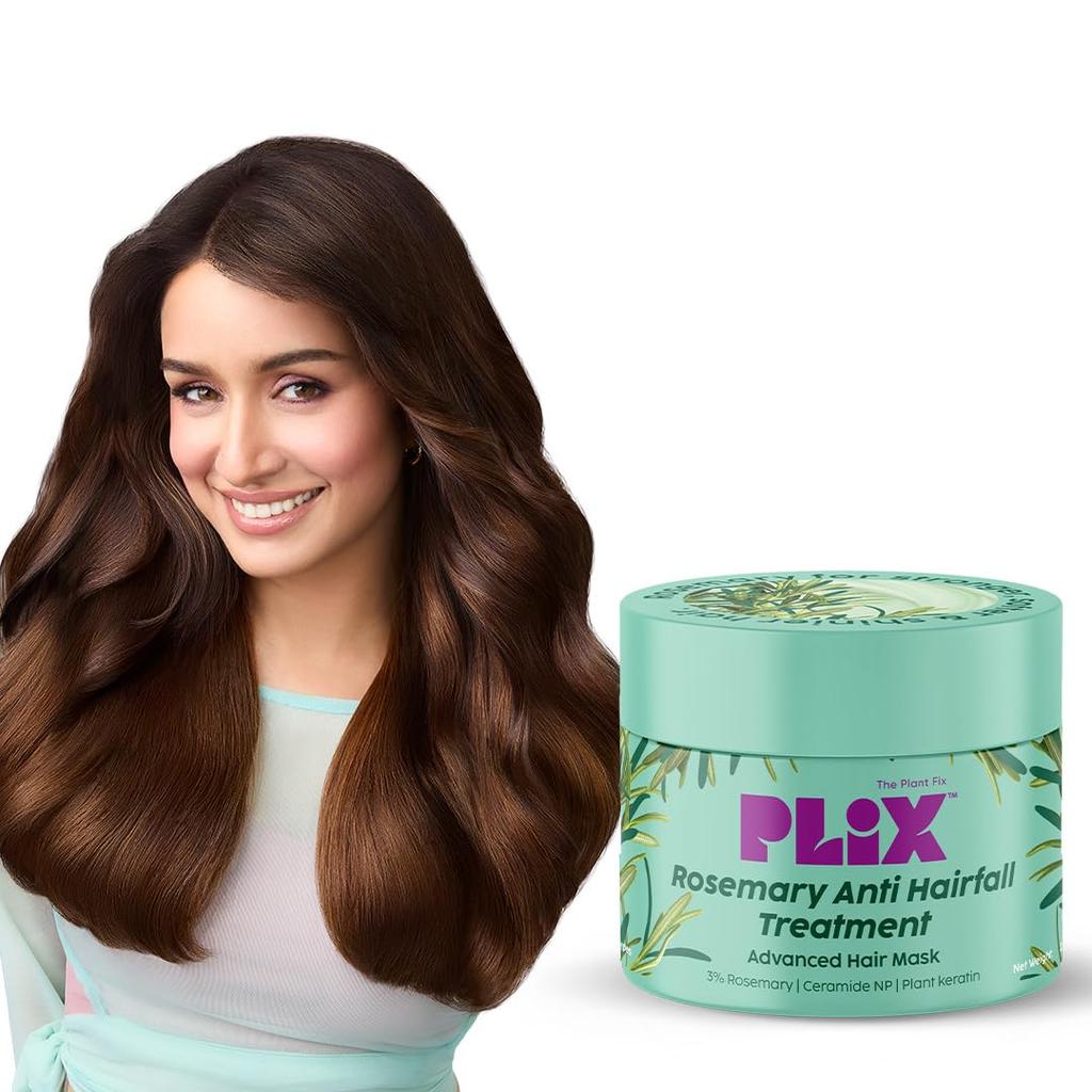 PLIX Die Pflanzen-Fixierung Rosmarin Anti-Haarausfall Haarmaske Für Trockenes, Krauses Haar 200 Gramm Packung