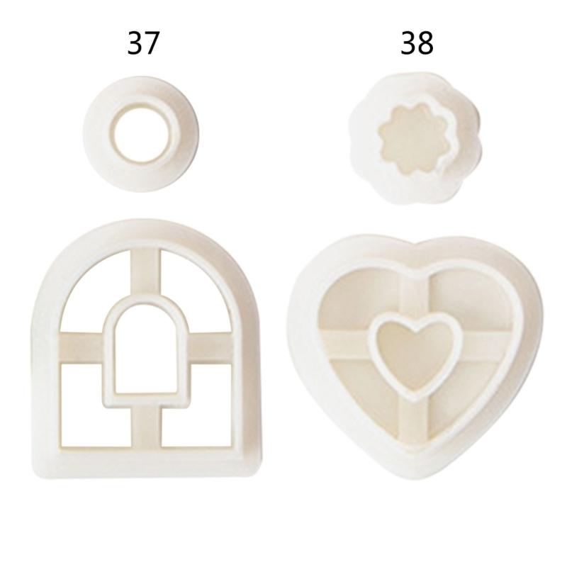 Weicher Ton Polymer Clay Ausstecher Keramik DIY Französische Ohrringe Geometrische Ausstechformen für Ohrring Schmuck Anhänger Herstellung