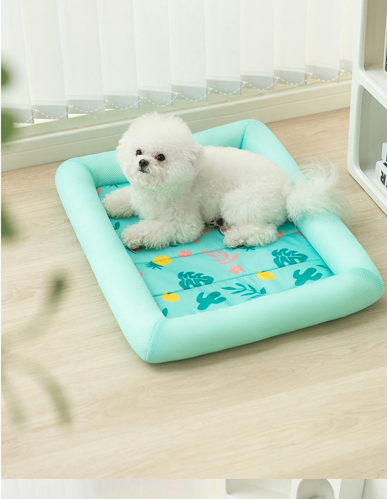 Cooling Sandwich Bib Dog House with Cool Mat for Small and Medium Dogs and Cats - Spring and Summer Pet Supplies