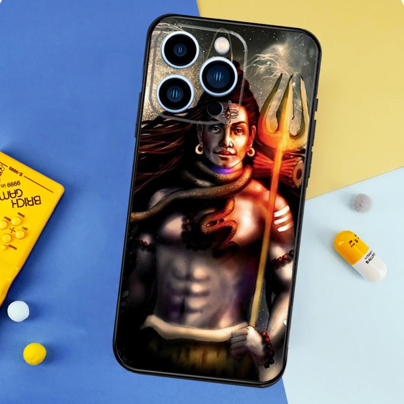 Lord Shiva Hindu God Buddha India Phone Case For iPhone 17 16 15 14 13 11 12 Pro Max Mini 15 16 Plus 16e 17 Air Bumper Cover