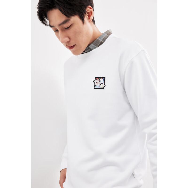 Seven Brand Men's Round Neck Wolf Print Long-Sleeve Tee
