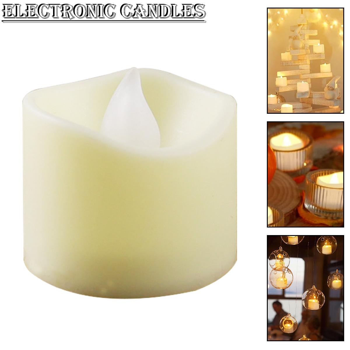 

PDTO 3D Wick Led беспламенные чайные свечи с батарейным питанием, мерцающие чайные свечи