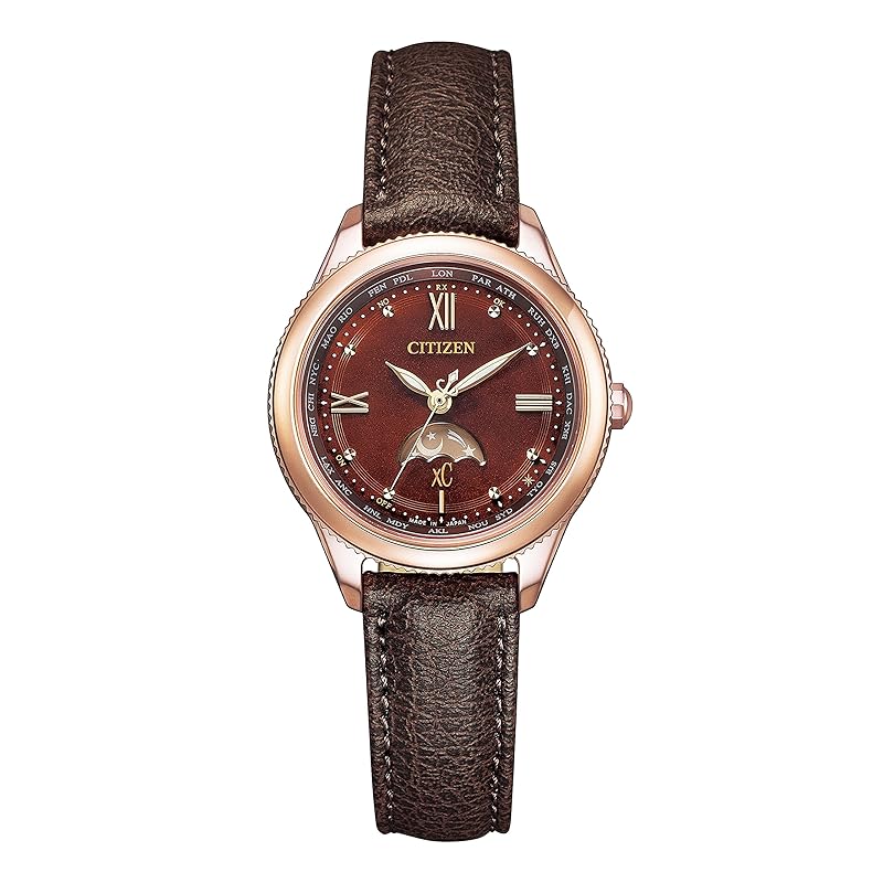 

[Citizen] watch cross sea xC daichi collection Eco drive radio clock Titania Happy Flight EE1002-01W ladies brown