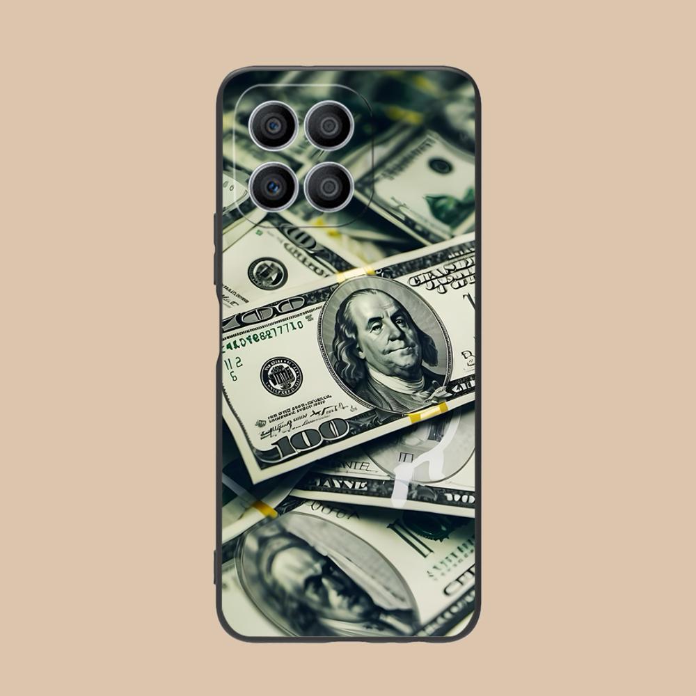 USD Dollar Matte TPU Mobile Phone Case for Honor 90 80 70 60 50 30 20 10 9 8 7 Pro S SE Lite 5G Colorful Printing Cover