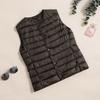 Gilet Piumino Leggero da Donna 2024 Senza Collo - Taglie Forti, Capo Invernale Sottile e Caldo.
