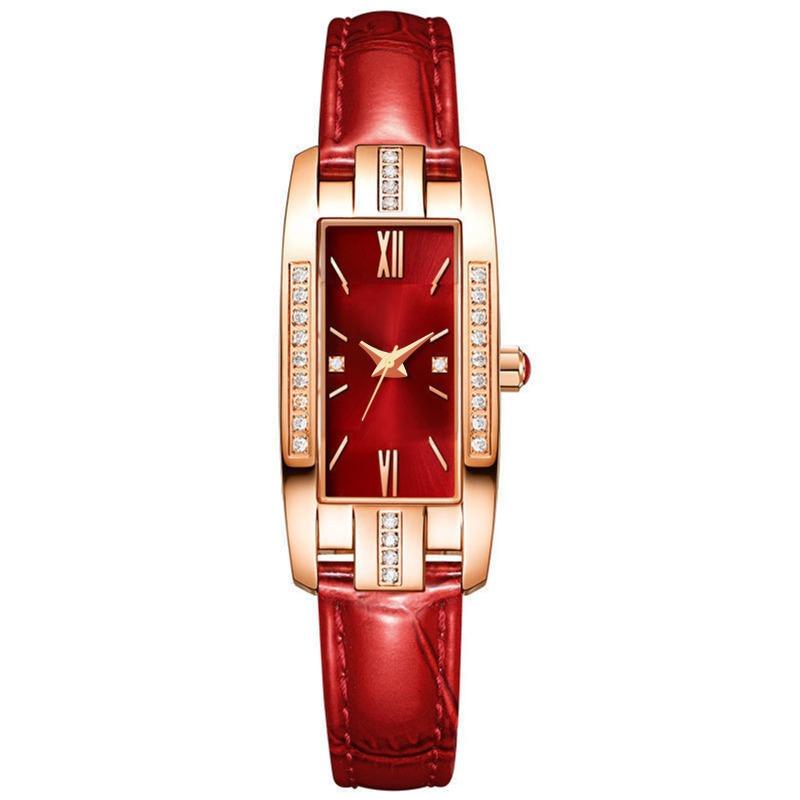 Fashion Student Gift Watch Ladies Watch Women s Small Square Watch Diamond Small Green Watch