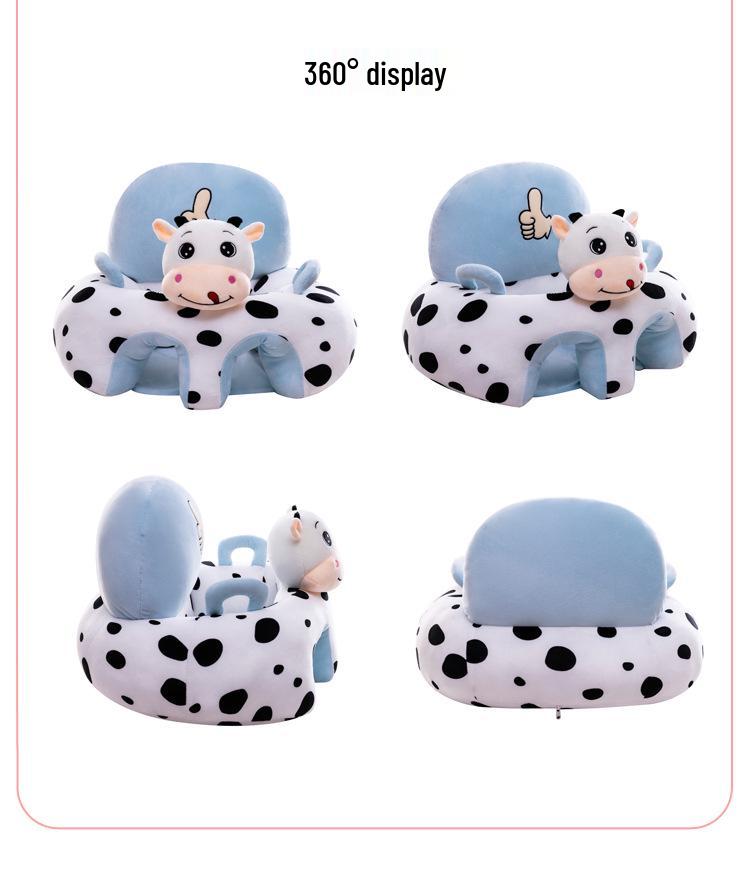 Infant & Toddler Sit Support Chair - Enlarged Backrest, Anti-Fall Cartoon Design
