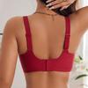 European and American Seamless Solid Color Wireless Sports Lace Bra Comfortable Sexy No-rim Underwear