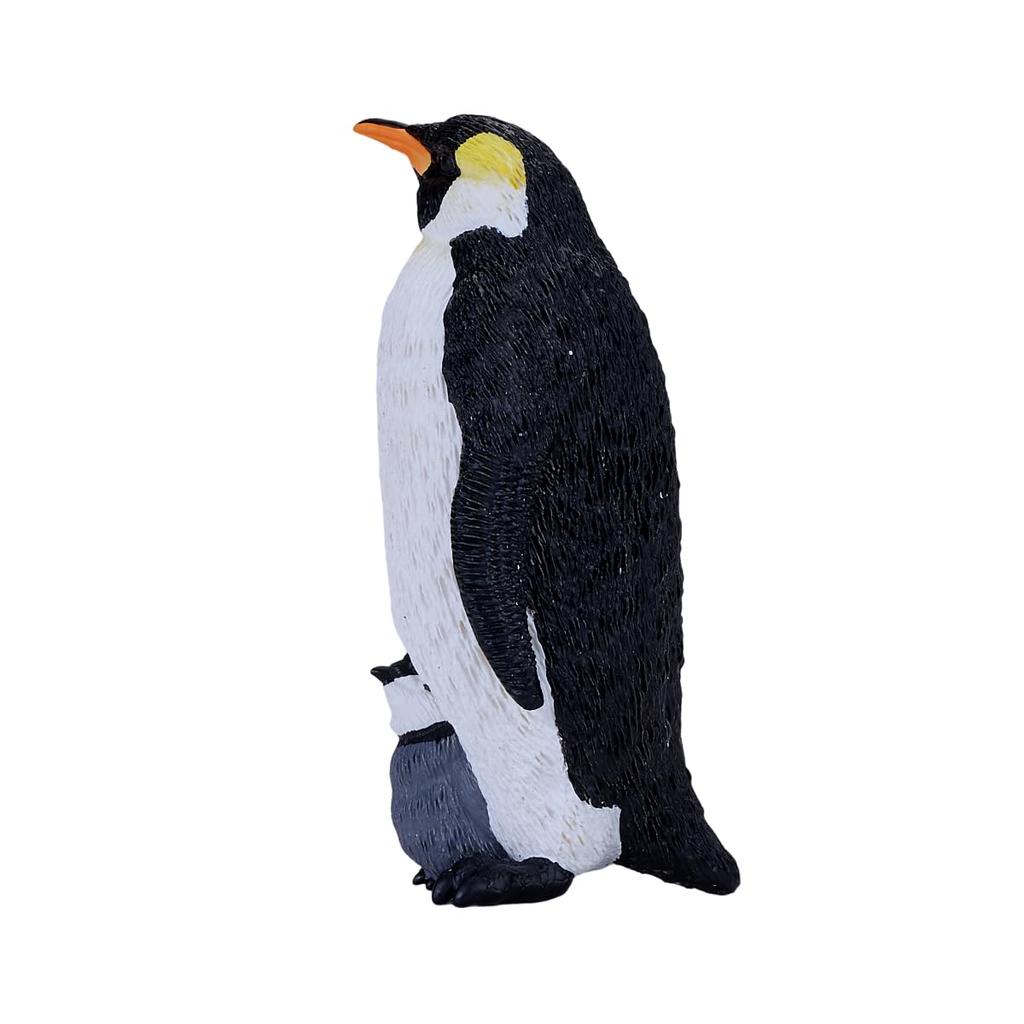 Mojo Marine Animal Figurine: Emperor Penguin and Baby 381082