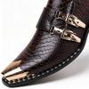 Men's Glossy Patchwork Leather Lace-up Formal Shoes, Sizes 39-48, Ready To Ship with Quick Turnaround