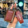 Chery iCAR V23 Bluetooth Schlüsselanhänger-Etui – Leder- & Metall-Fob-Schale für Fernbedienung