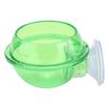 2pcs Green Reptile Feeding Bowl Round Lizard Feeder Bowl Firm Chameleon Feeder Dish  Gecko