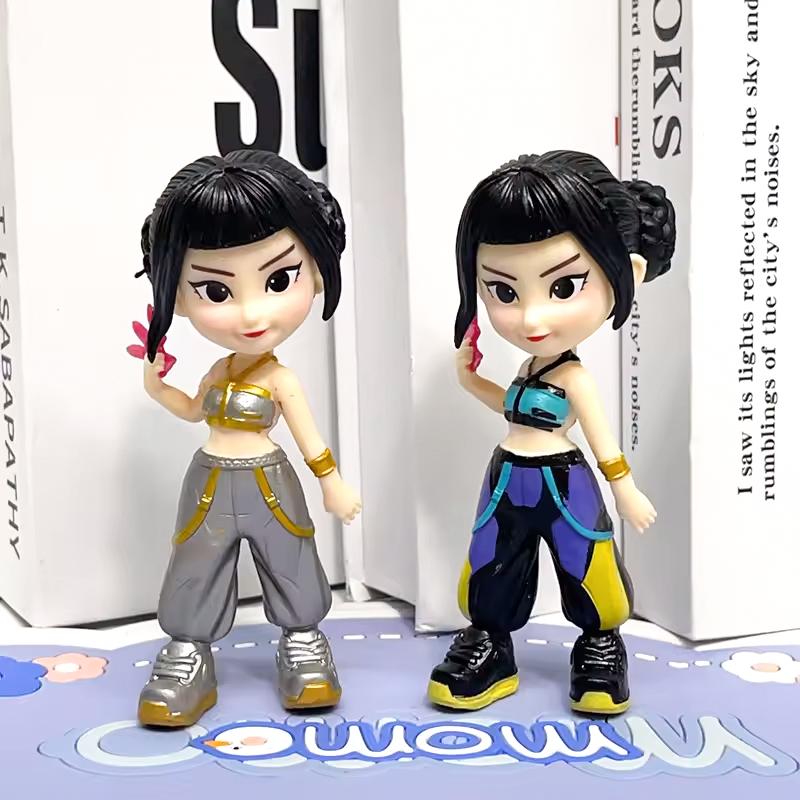 Kpop Devil Hunter Rumi Zoe Mira anime polyvinyl chloride character collection desktop trinkets Childrens New Year gift