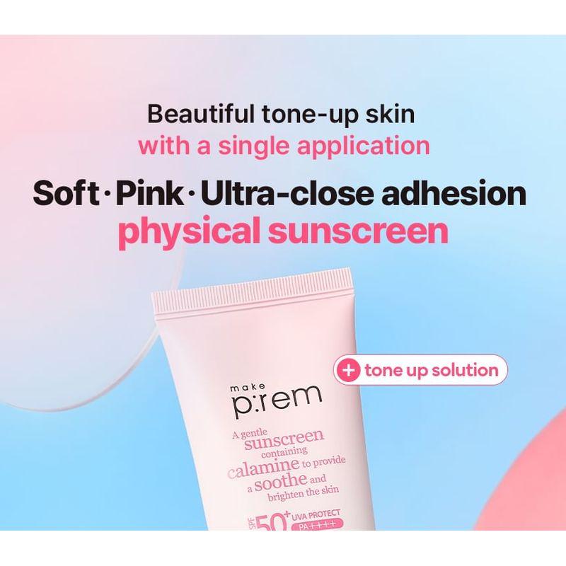Make P:rem - Soothing Pink Tone Up Sun Cream