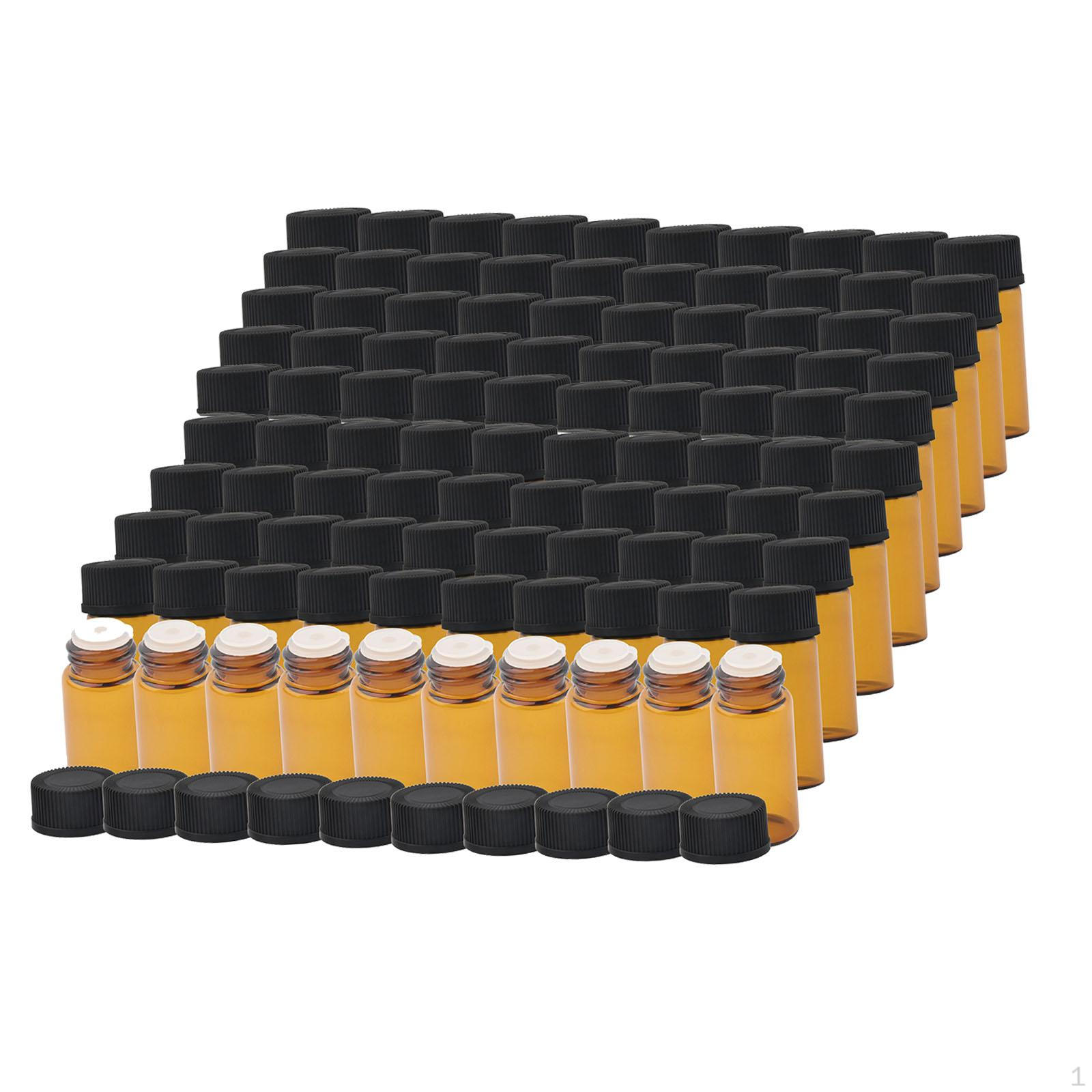 

100 шт. маленьких пустых стеклянных бутылок, дорожные бутылки, подарки на день рождения, многоразовые украшения Connect Stopper 3ml