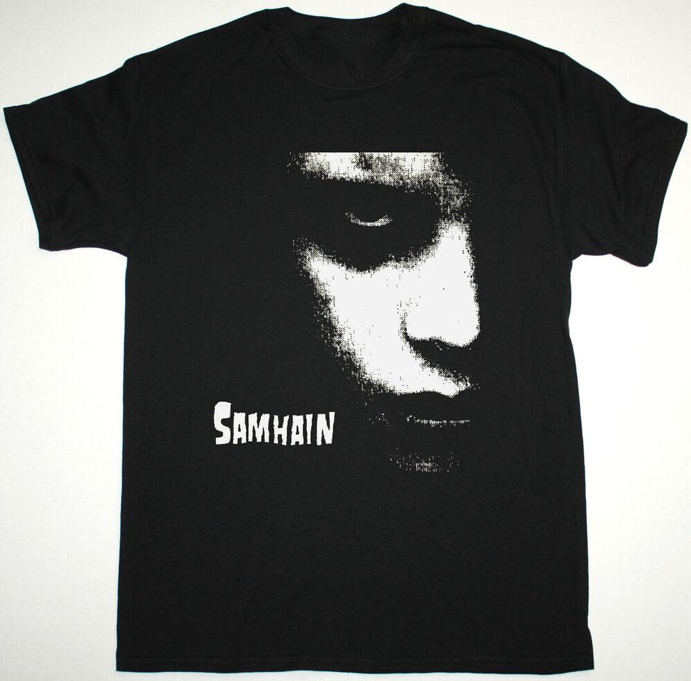SALE Samhain Glenn Danzig T-shirt Black Cotton tee All Sizes S-5Xl Unisex T-Shirt S