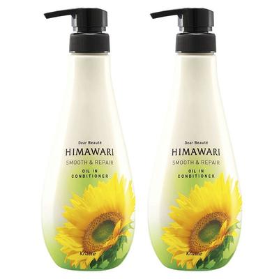Krasier Dear Beaute Himawari Smooth & Repair Oil In Conditioner, 2 Packs, 500ml