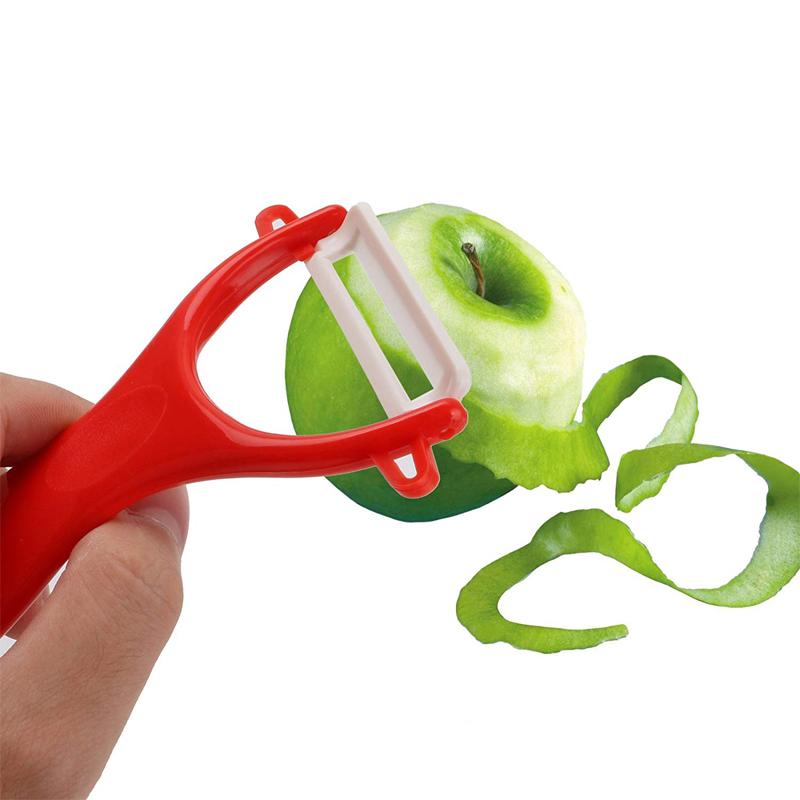 1pc Ceramic Peeler Set, Ultra Sharp Vegetable Fruit Peeler, Rust Proof & Easy Grip, Colorful Kitchen Peeling Tools