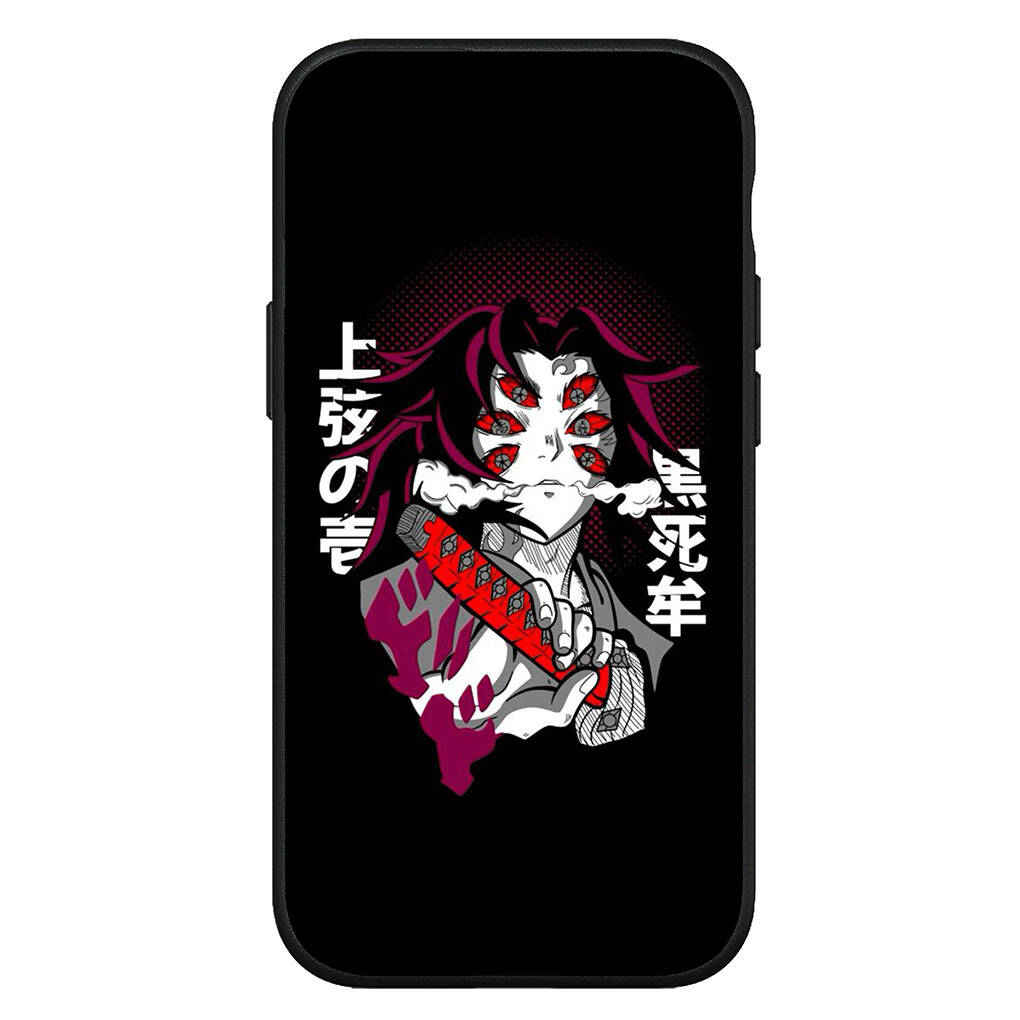 for Samsung Galaxy S25 S24 S23 iPhone 17 16 15 Xiaomi Redmi Note 14 13 12 11 Plus Pro Max Case Kamado Tanjiro Demon Slayer Kokushibo OPPO Huawei Cover