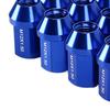 20pcs M12x1.5 Wheel Lug Nuts 35mm 6061 Aluminum Alloy Closed End Replacement for Chevrolet Camaro 1983‑2002Blue