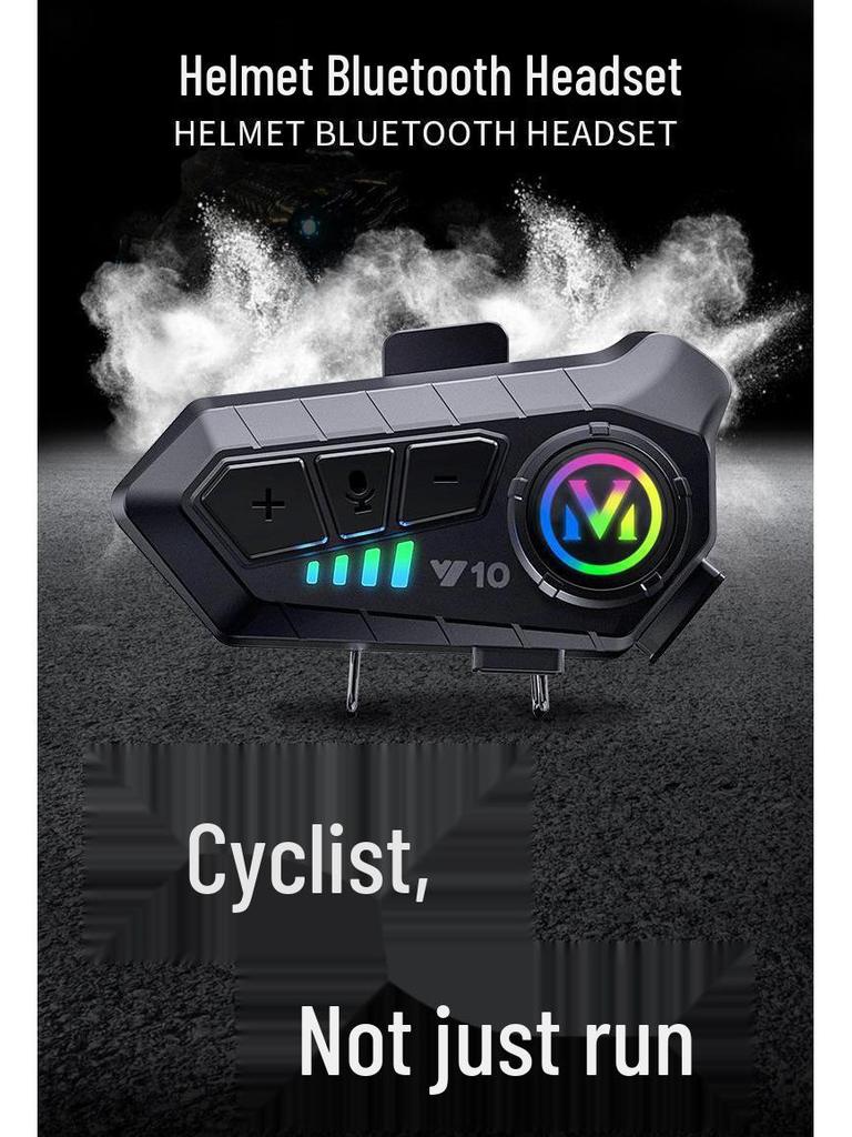Y10 Bluetooth Motorcycle Helmet with Built-in Intercom and Waterproof Design.