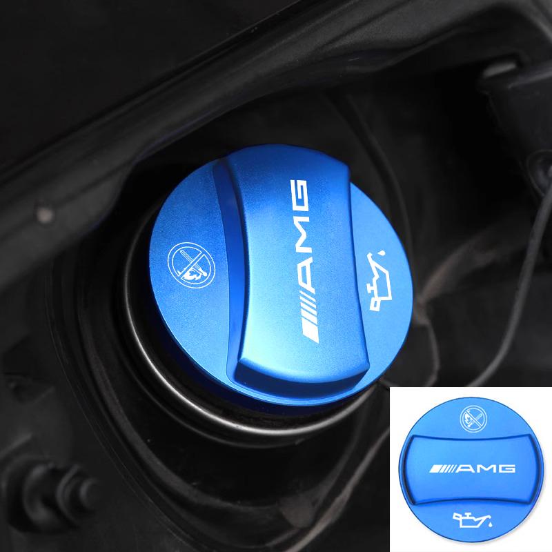 Car Oil Filler Door Cover Fuel Tank Gas Caps Accessories For AMG W203 W206 W211 W212 W201 W210 W108 W168 W176 W124 W126 W140 B A