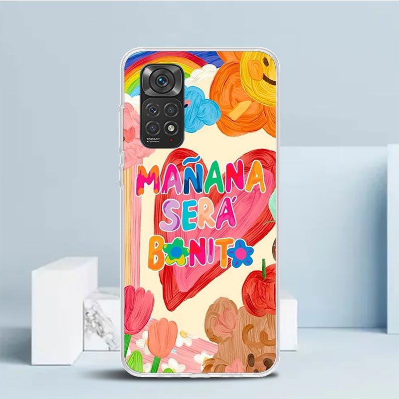 Karolg M-Manana Sera B-Bonito Soft Cover for Xiaomi Redmi Note 15 14 13 12 Pro Plus Phone Case 14S 11S 11T 11E 10S 10 4G Pattern