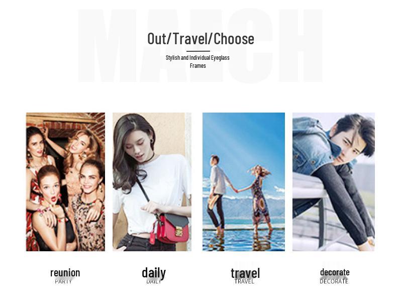 Xiaohongshu Trendy Memory Metal Eyeglasses Frame - Small Round Shape for a Bare Face Look, Can Accommodate Myopia Lenses