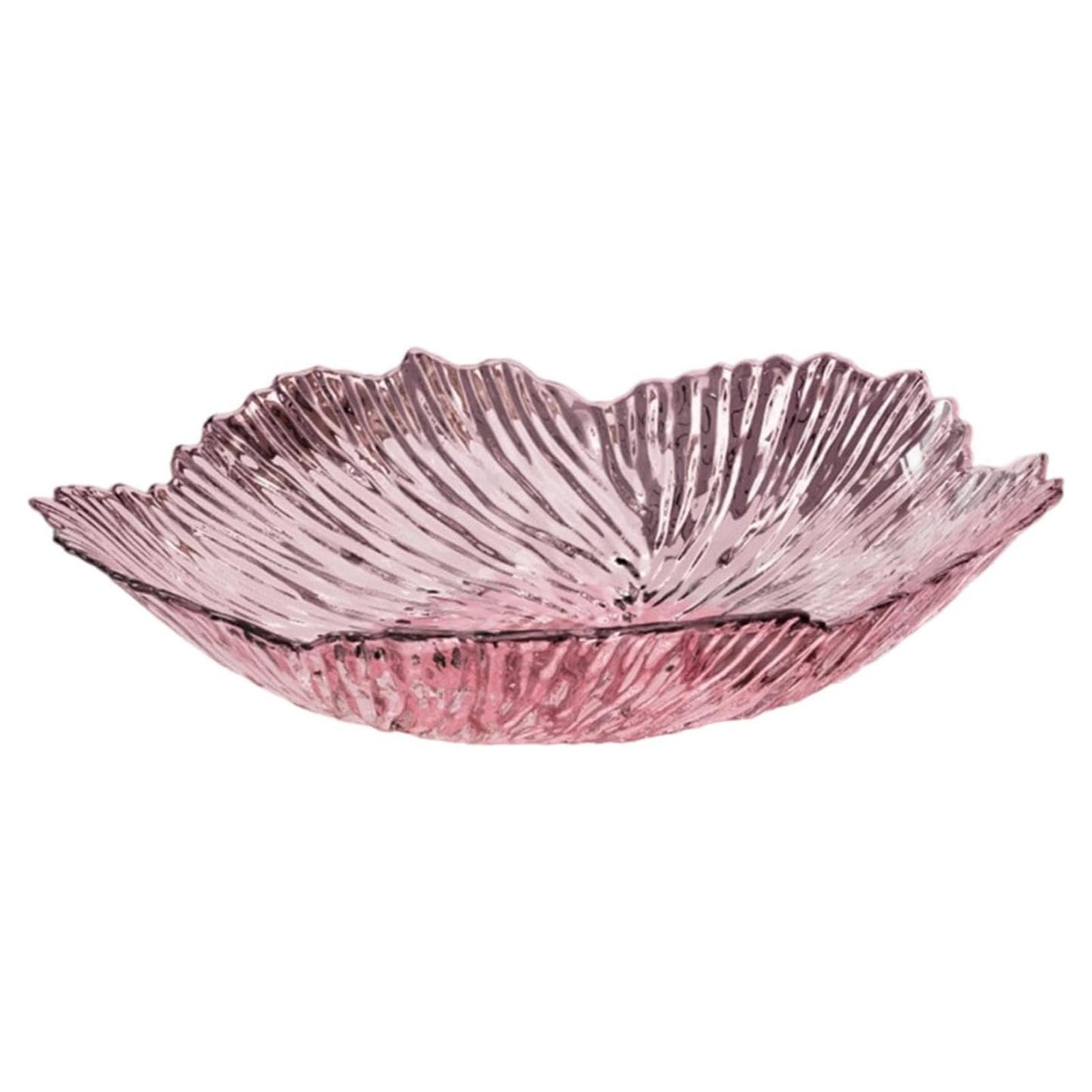 

Transparent Acrylic Petal Fruit Tray Multipurpose Candy Nuts Serving Dish Organizer for Living Room Tabletop Home Storage