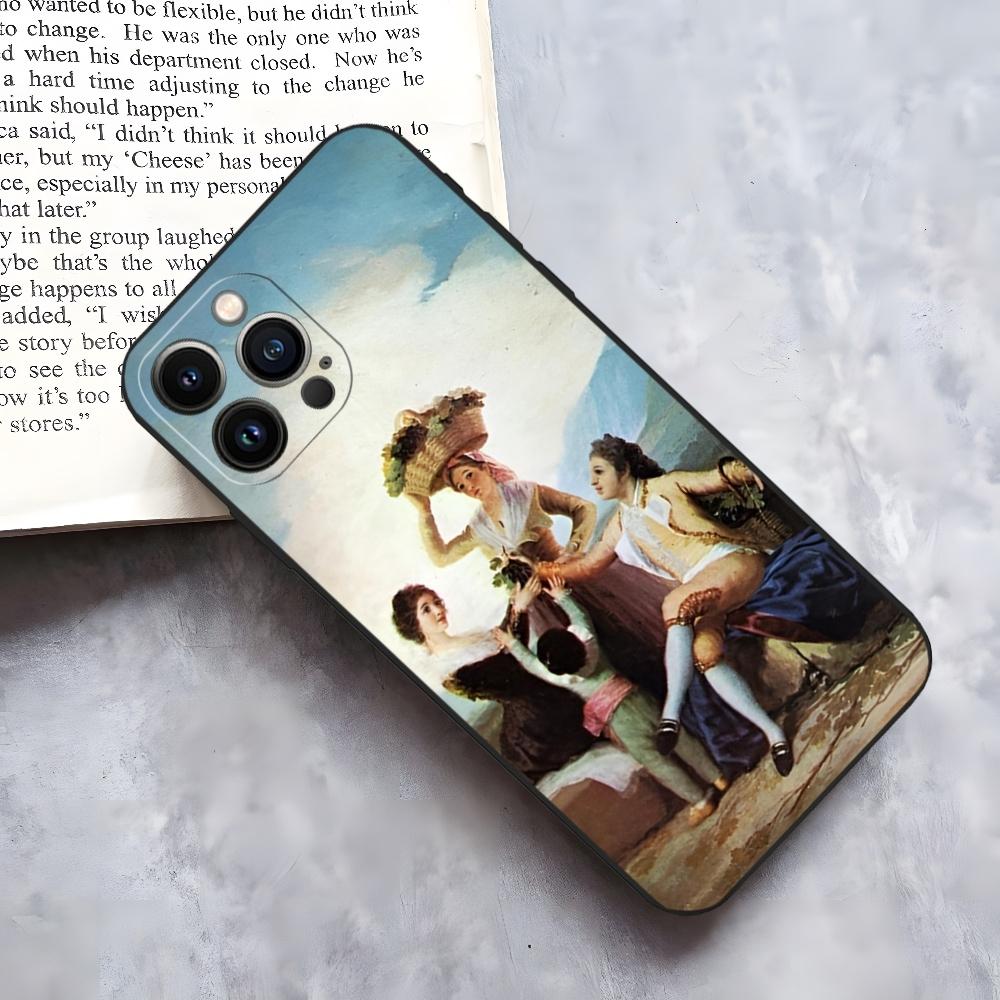 Spain Francisco Goya Art Phone Case for iphone 15 14 Pro 13 Mini 11 12 Max Xr X Xs 8 Plus Shockproof Back Cover