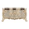 Gold Plated Tissue Box Retro Colorful Acrylic Material Tissue Holder Compact Size Napkin Organizer Desktop Home Decor