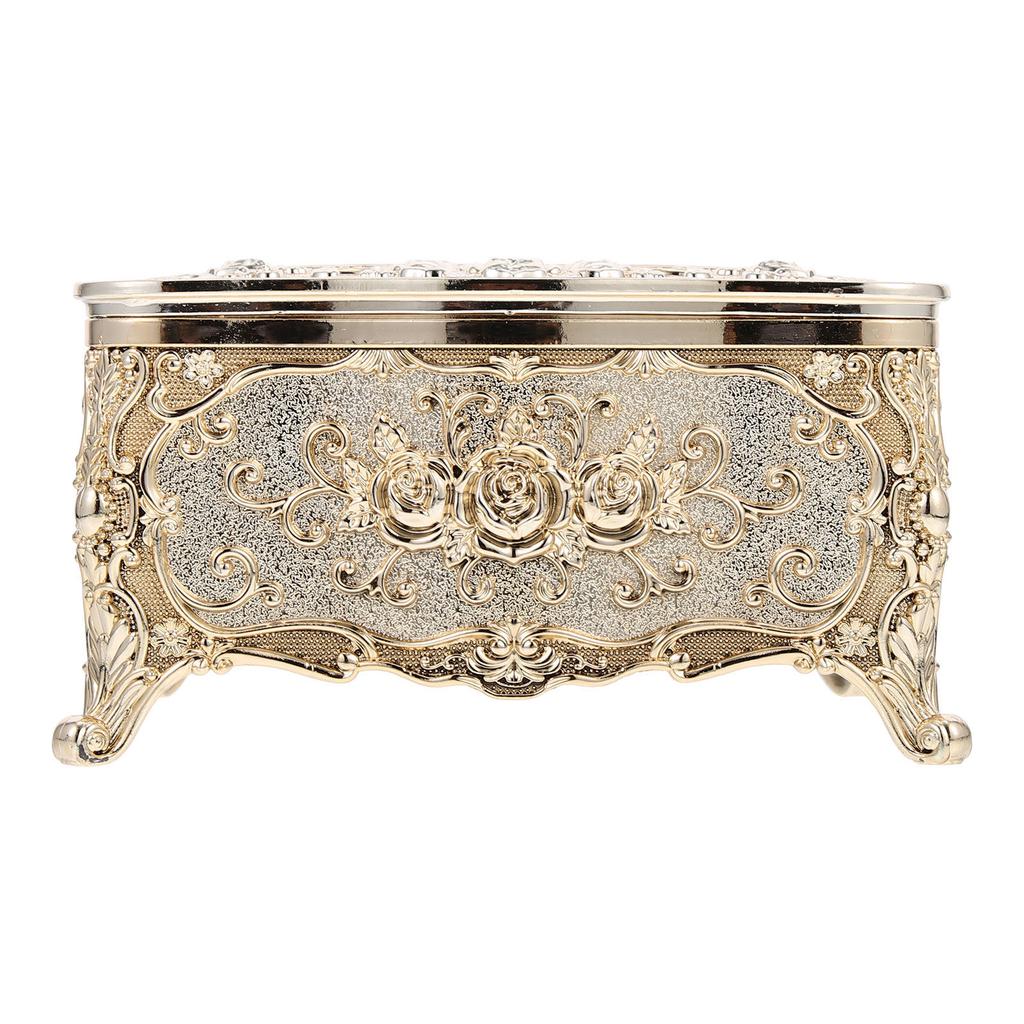 Gold Plated Tissue Box Retro Colorful Acrylic Material Tissue Holder Compact Size Napkin Organizer Desktop Home Decor