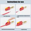 No Solder Quick Connection Banana Plug Suitable for High Power Devices with 32A Current Capacity and Gold Plated Contact